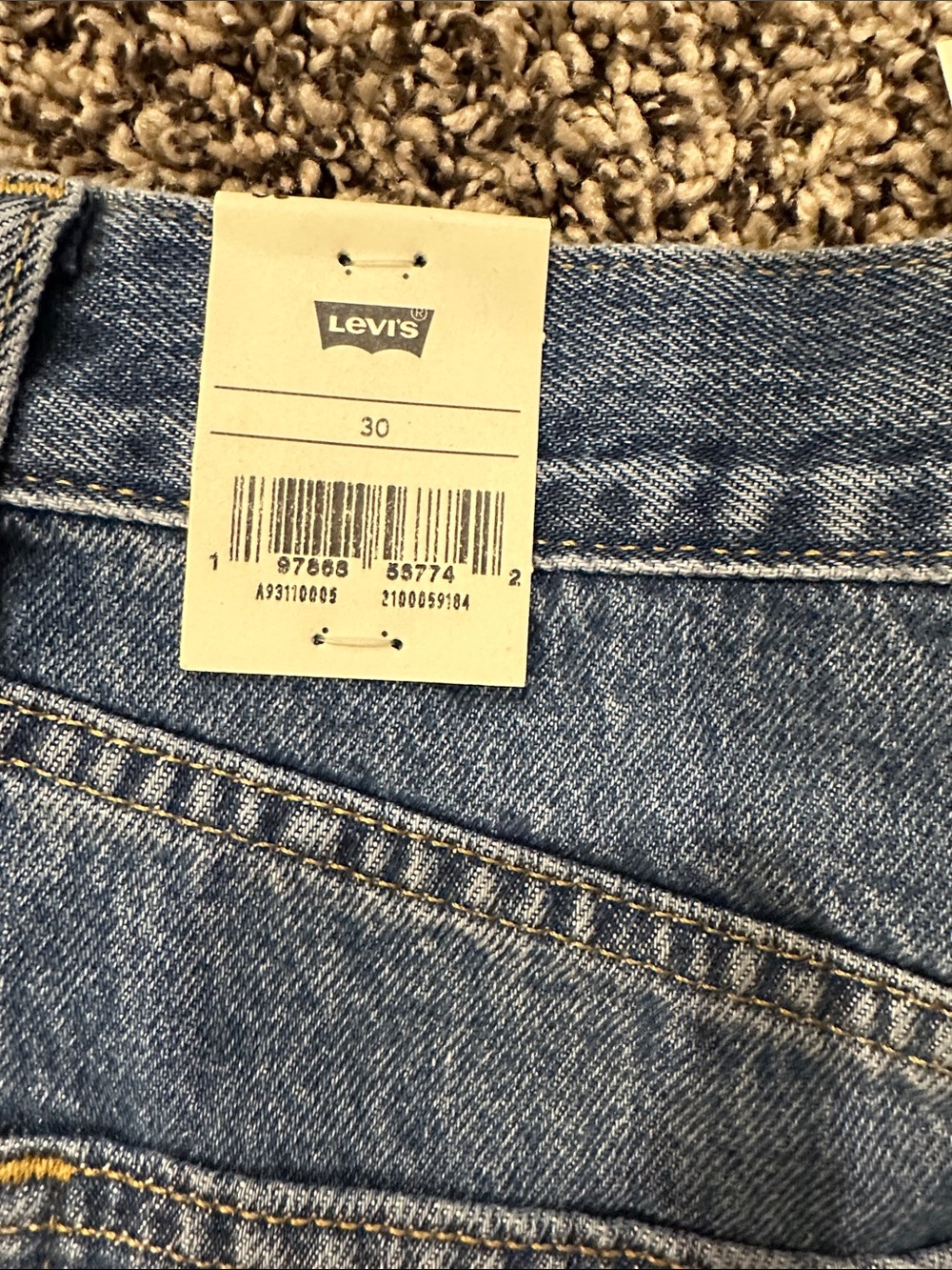 Levi's Light Blue Denim Women's Shorts - Picture 4 of 4